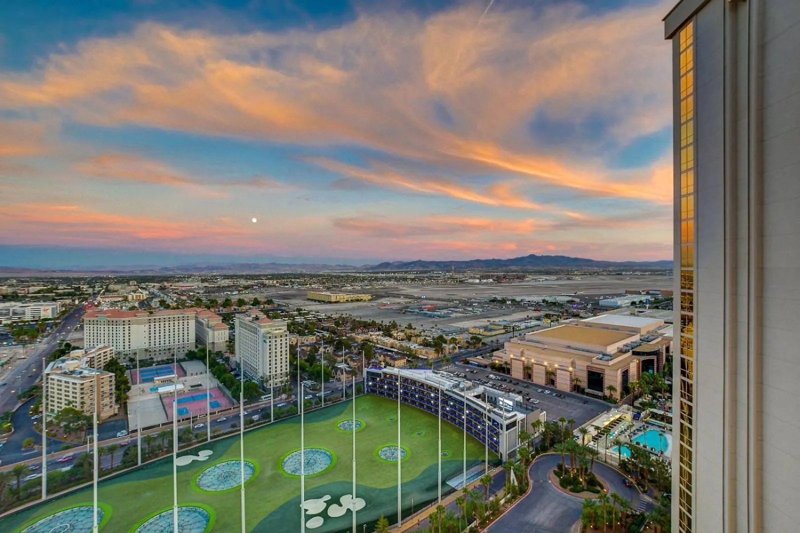 Lägenhetshotell Eleve At The Signature Balcony Sphere View Las Vegas